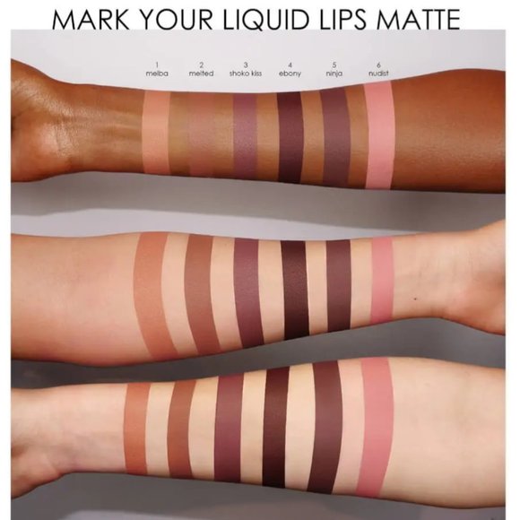 NATASHA DENONA Mark Your Lips Liquid Lipstick Shoko Kiss $30 - Picture 8 of 10
